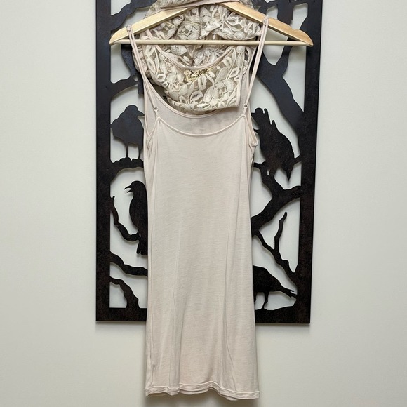 Free People Miles of Lace Sleeveless Skater Dress Medium - Picture 3 of 7